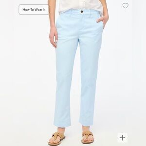 * J Crew factory high rise girlfriend chino
